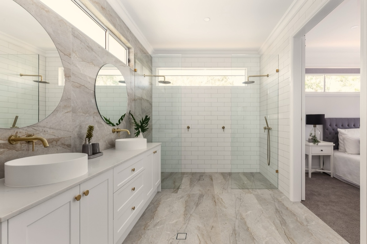 Marble ensuite, Brisbane northside