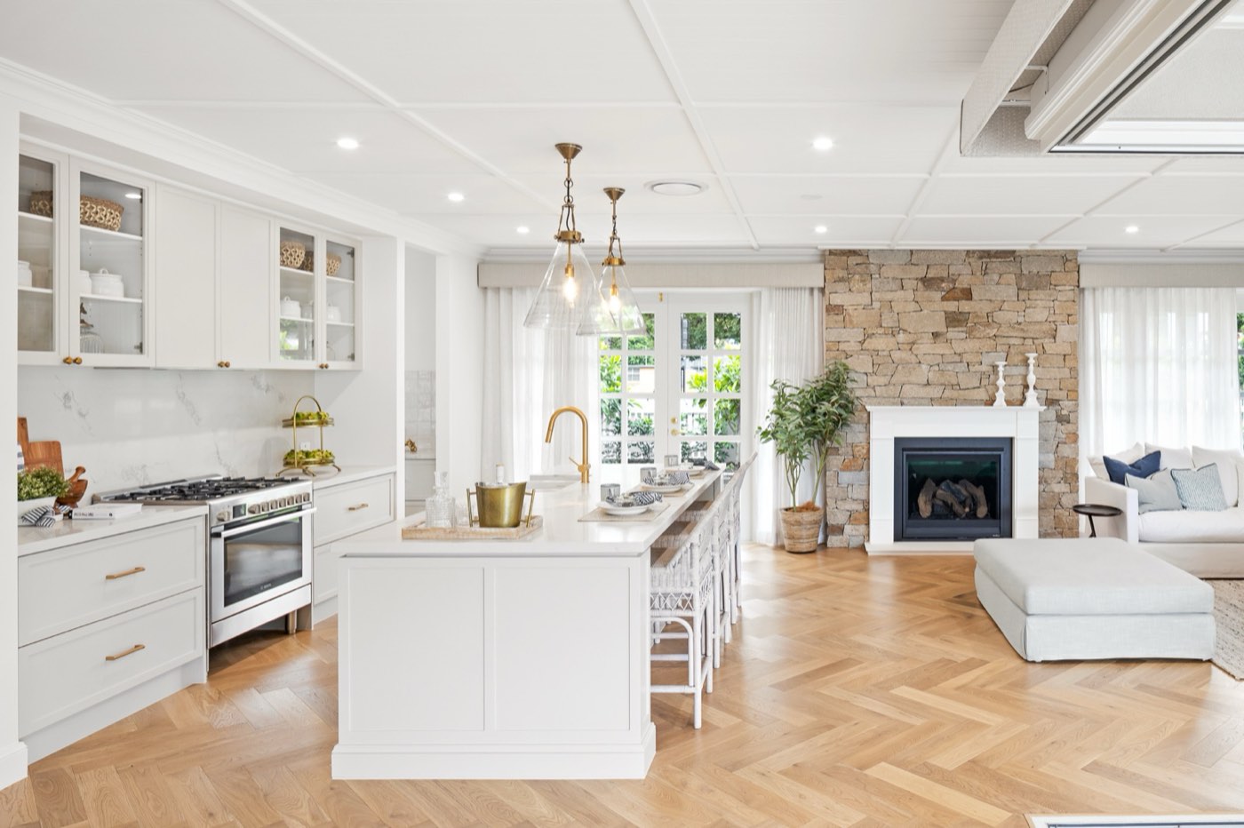 Luxury kitchen and living, Hendra Brisbane